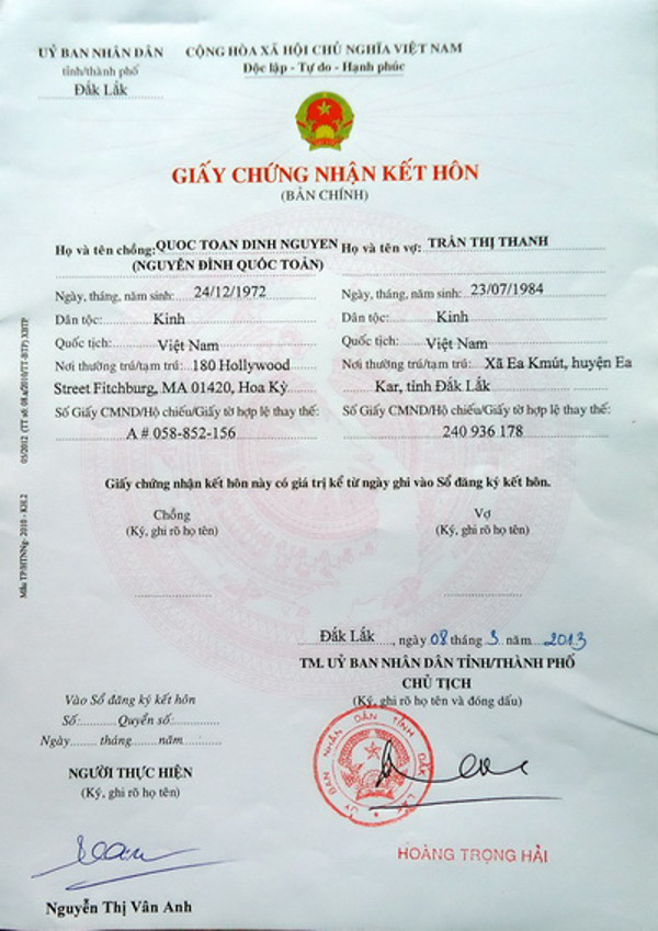 Chính phủ ban hành Nghị định quy định về quan hệ hôn nhân và gia đình có yếu tố nước ngoài