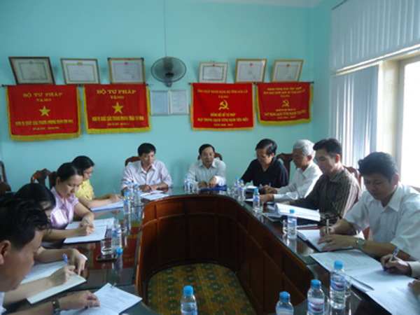 Ban Tổ chức Cuộc thi “Tìm hiểu pháp luật về xử lý  vi phạm hành chính” của tỉnh họp triển khai Cuộc thi