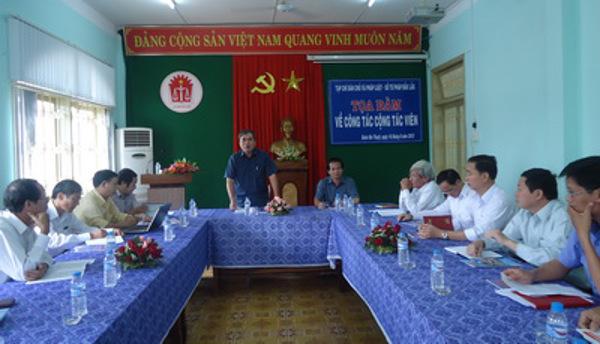 Tạp chí Dân chủ và pháp luật - Bộ Tư pháp  tổ chức gặp mặt  các Cộng tác viên tại tỉnh Đắk Lắk