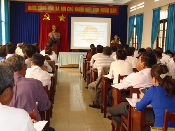 Hội nghị tập huấn Đề án “Tiếp tục xây dựng và đẩy mạnh công tác tuyên truyền, vận động chấp hành pháp luật trong cộng đồng dân cư”