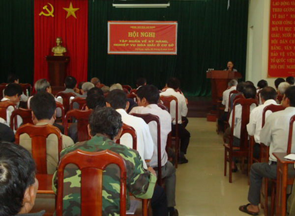 Huyện Cư Kuin tổ chức Hội nghị tập huấn kỹ năng, nghiệp vụ hòa giải cơ sở 