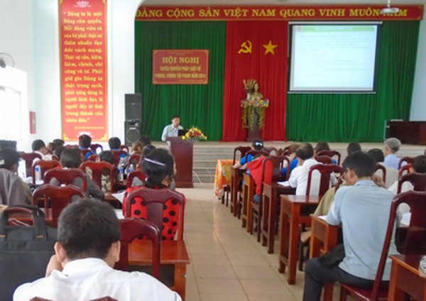 Tuyên truyền, phổ biến pháp luật về phòng, chống tội phạm tại xã Hòa Phú, thành phố Buôn Ma Thuột