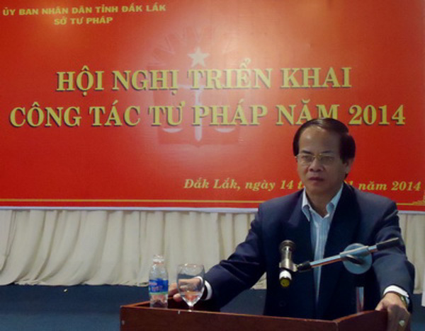Sở Tư pháp tổ chức hội nghị triển khai công tác tư pháp năm 2014