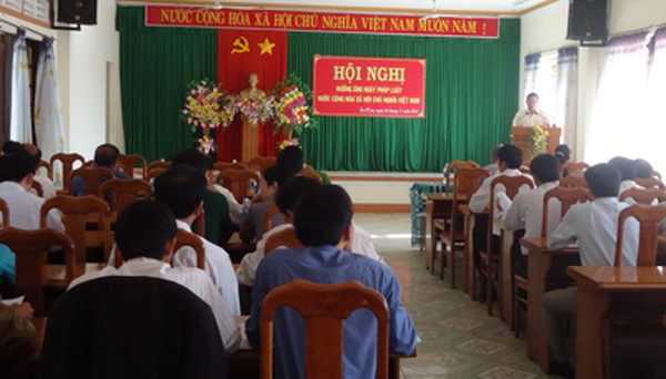 Tổ chức “Ngày Pháp luật” năm 2014 trên địa bàn huyện Ea H’leo