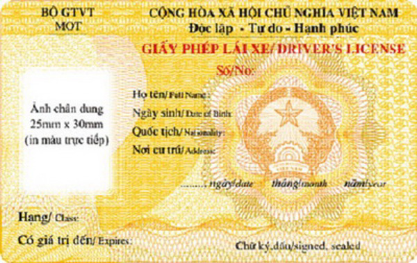 Từ 01/12/2014, tăng thời hạn Giấy phép lái xe hạng B1