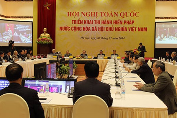 Tổ chức triển khai thi hành Hiến pháp trên toàn quốc