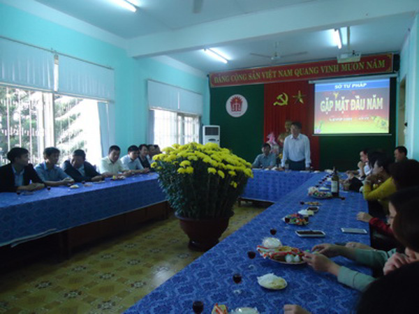 Sở Tư pháp gặp mặt đầu năm Giáp Ngọ - 2014