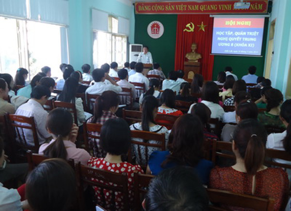 Đảng ủy Sở Tư pháp tổ chức Hội nghị học tập, quán triệt, triển khai Nghị quyết Trung ương 8 khóa XI 