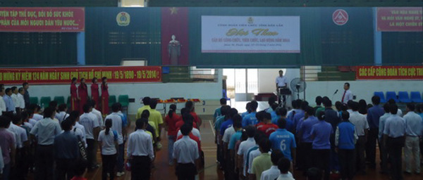 Khai mạc Hội thao cán bộ, công chức, viên chức, lao động năm 2014