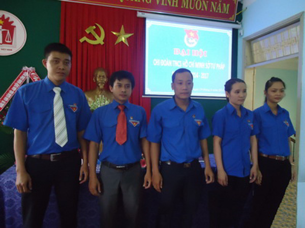Chi đoàn Thanh niên Sở Tư pháp tổ chức Đại hội nhiệm kỳ 2014 – 2017
