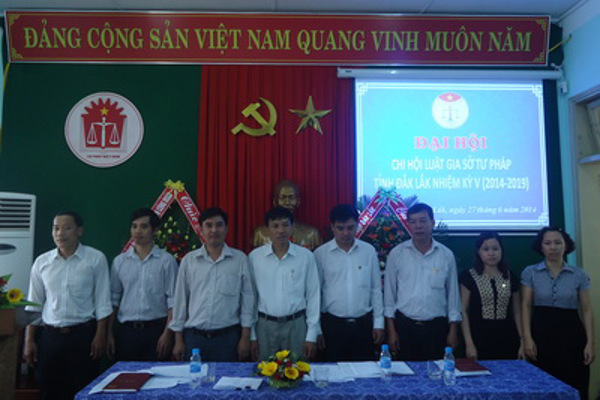 Chi Hội Luật gia Sở Tư pháp tổ chức Đại hội nhiệm kỳ V