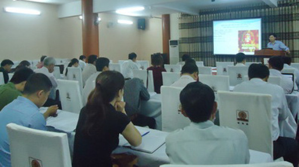 Sở Tư pháp tổ chức lớp thứ hai của Hội nghị tập huấn nghiệp vụ pháp chế năm 2014