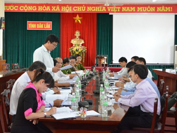 Đoàn công tác liên ngành của Trung ương kiểm tra công tác văn bản quy phạm pháp luật tại tỉnh Đắk Lắk