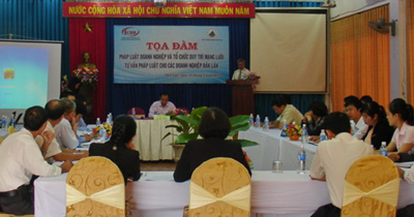Tổ chức tọa đàm về công tác hỗ trợ pháp lý cho doanh nghiệp