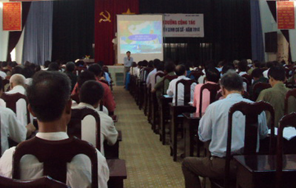 Tổ chức đợt cao điểm năm 2014 tuyên truyền, phổ biến pháp luật về biển 