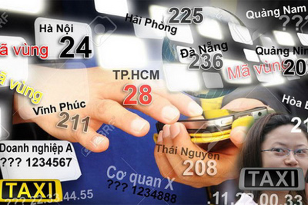 Từ 01/3/2015, sẽ thay đổi mã vùng điện thoại của các tỉnh, thành phố trực thuộc Trung ương