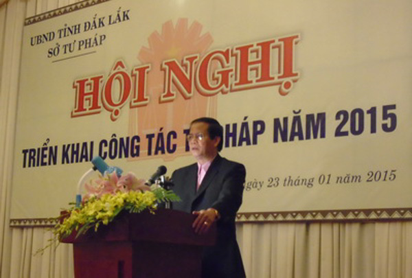 Sở Tư pháp tổ chức Hội nghị triển khai công tác Tư pháp năm 2015