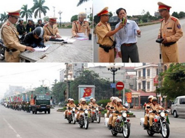 Tổ chức đợt hoạt động cao điểm bảo đảm trật tự an toàn giao thông Tết Ất Mùi và Lễ hội Xuân năm 2015