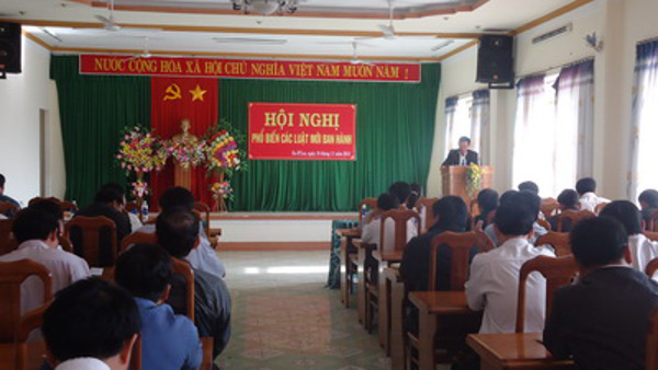 Tuyên truyền, phổ biến Luật Đất đai và các văn bản hướng dẫn thi hành Luật Đất đai trên địa bàn huyện Ea H’leo