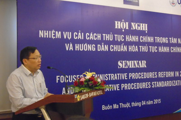 Bộ Tư pháp tổ chức Hội nghị nhiệm vụ cải cách thủ tục hành chính trọng tâm năm 2015 và hướng dẫn chuẩn hóa thủ tục hành chính