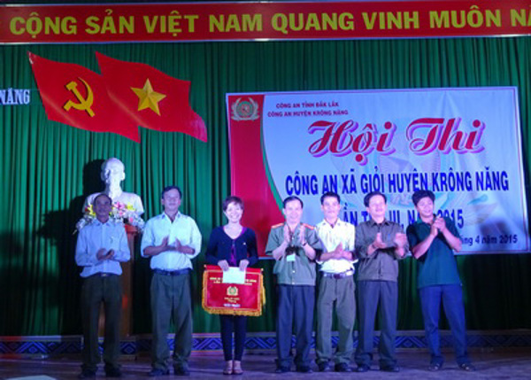 Công an huyện Krông Năng tổ chức Hội thi Công an xã giỏi cấp huyện lần thứ III, năm 2015