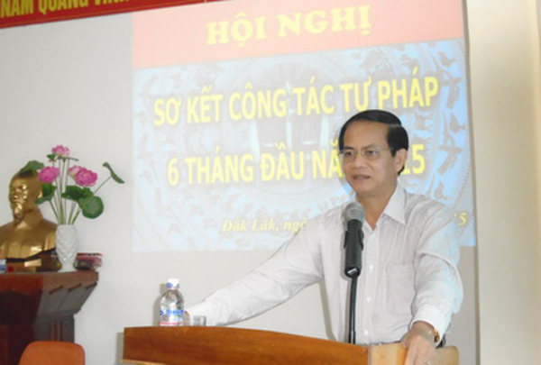 Công tác Tư pháp 6 tháng đầu năm 2015 đạt được nhiều kết quả khả quan