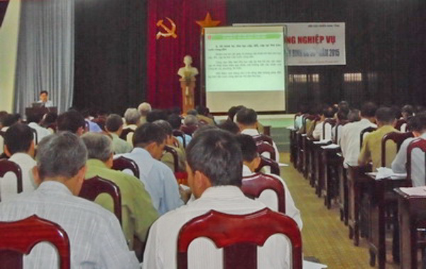 Bồi dưỡng công tác Hội Cựu chiến binh cơ sở năm 2015
