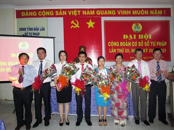 Đại hội công đoàn cơ sở Sở Tư pháp lần thứ XII, nhiệm kỳ 2016 - 2021