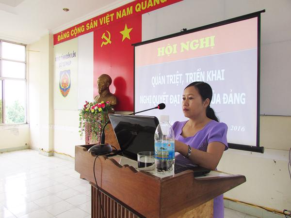 Đảng ủy Sở Tư pháp tổ chức Hội nghị quán triệt, triển khai Nghị quyết XII của Đảng