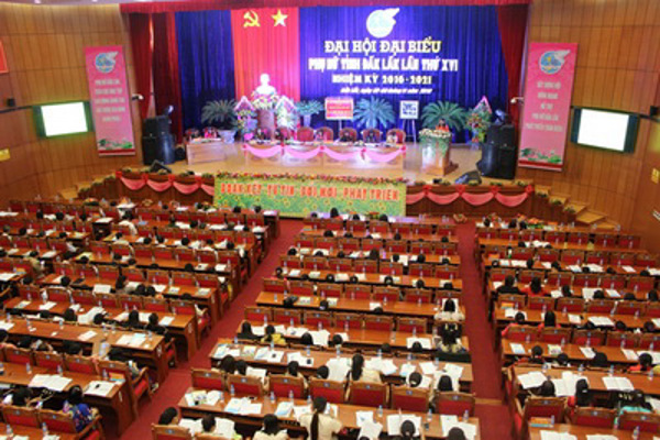 Đại hội đại biểu phụ nữ tỉnh Đắk Lắk lần thứ XVI, nhiệm kỳ 2016 - 2021