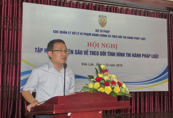 Bộ Tư pháp tổ chức Hội nghị tập huấn chuyên sâu về theo dõi tình hình thi hành pháp luật 