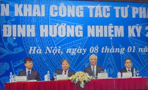 Bộ Tư pháp tổ chức Hội nghị trực tuyến toàn quốc triển khai công tác Tư pháp năm 2016 và định hướng nhiệm kỳ 2016 - 2020
