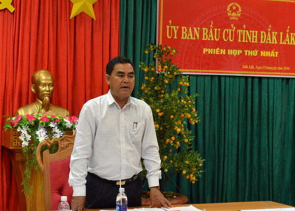 Ủy ban bầu cử đại biểu Quốc hội khóa XIV và đại biểu HĐND tỉnh nhiệm kỳ 2016 - 2021 họp phiên thứ nhất 