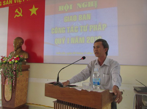 Sở Tư pháp Đắk Lắk tổ chức Hội nghị giao ban công tác tư pháp quý I/2016