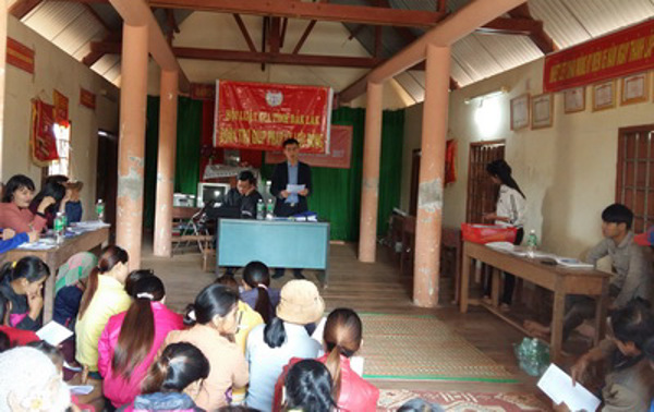 Chi nhánh Trợ giúp pháp lý số 3 tổ chức trợ giúp pháp lý lưu động tại xã Chư Kbô, huyện Krông Búk