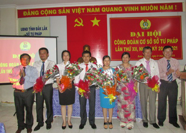 Đại hội công đoàn cơ sở Sở Tư pháp lần thứ XII, nhiệm kỳ 2016 - 2021