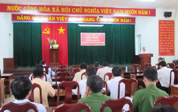 Huyện Cư Kuin tổ chức hội nghị phổ biến, quán triệt nội dung các luật mới ban hành tại kỳ họp thứ 10, Quốc hội khóa XIII