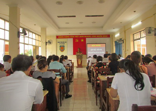 Đảng ủy Sở Tư pháp tổ chức Hội nghị quán triệt, triển khai Nghị quyết XII của Đảng