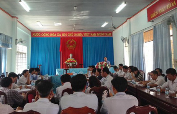 UBND huyện M’Đrắk tổ chức hội nghị triển khai Hội thi “Chủ tịch và Phó Chủ tịch UBND cấp xã với pháp luật” năm 2016