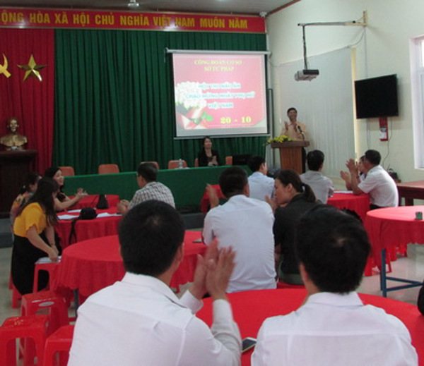 Tổ chức hội thi ẩm thực trong đoàn viên Công đoàn Sở Tư pháp
