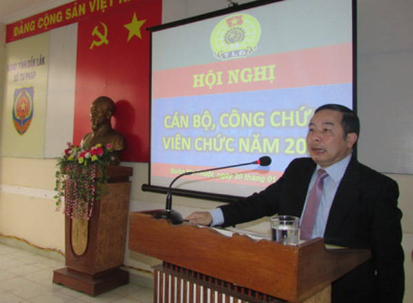 Hội nghị cán bộ, công chức, viên chức Sở Tư pháp năm 2016