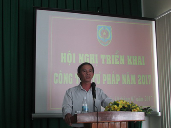 Ngành Tư pháp phát huy nguồn lực, khắc phục khó khăn để hoàn thành tốt các nhiệm vụ công tác trong năm 2017