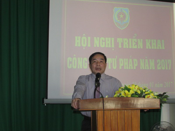 Quyết tâm hoàn thành các nhiệm vụ công tác Tư pháp năm 2017 với kết quả cao nhất 