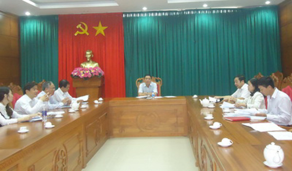 Họp Ban Tổ chức Cuộc thi “Tìm hiểu Bộ luật Dân sự năm 2015” của tỉnh lần thứ nhất.