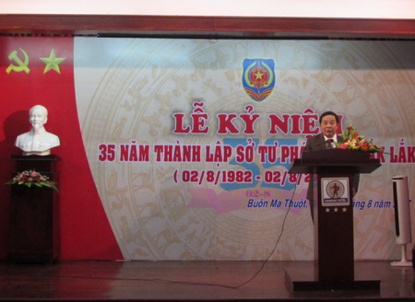 Lễ kỷ niệm 35 năm thành lập Sở Tư pháp (02/8/1982-02/8/2017)