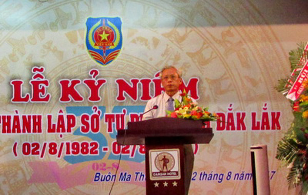 PHÁT BIỂU CỦA ĐỒNG CHÍ  TRẦN ĐÌNH LONG NGUYÊN GIÁM ĐỐC SỞ TƯ PHÁP, NGUYÊN PHÓ CHỦ NHIỆM  ỦY BAN PHÁP LUẬT QUỐC HỘI TẠI LỄ KỶ NIỆM 35 NĂM THÀNH LẬP SỞ TƯ PHÁP
