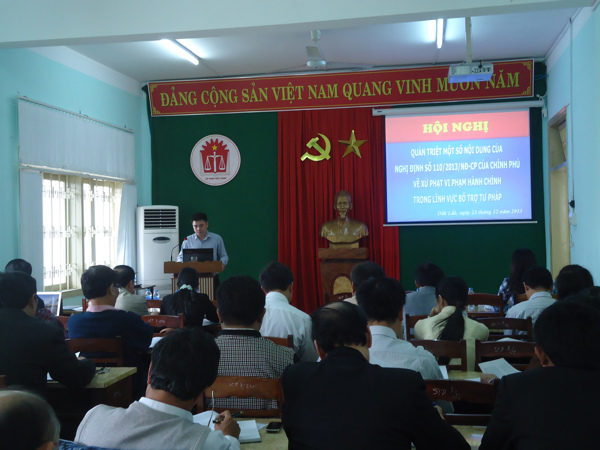  Thanh tra Sở Tư pháp phát huy năng lực trong tình hình mới