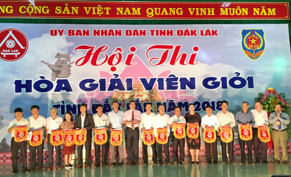 ĐẮK LẮK TỔ CHỨC THÀNH CÔNG HỘI THI “HÒA GIẢI VIÊN GIỎI” CẤP TỈNH NĂM 2018