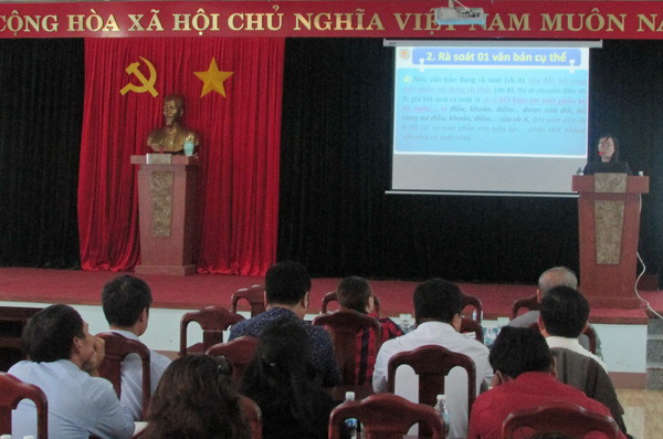 HỘI THẢO THỰC HIỆN KẾ HOẠCH HỆ THỐNG HÓA KỲ 2 VĂN BẢN QUY PHẠM PHÁP LUẬT CỦA HĐND, UBND CÁC CẤP