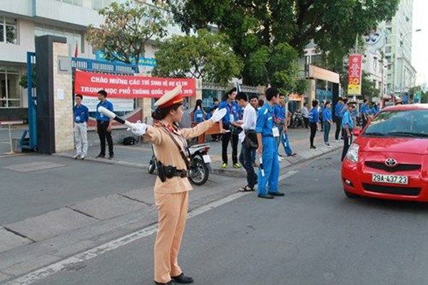  Bảo đảm trật tự, an toàn giao thông cho kỳ thi THPT Quốc gia năm 2018 trên địa bàn tỉnh